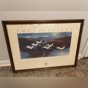 Vintage 1986 Thunderbirds “Thunder In The Canyons” Framed Print